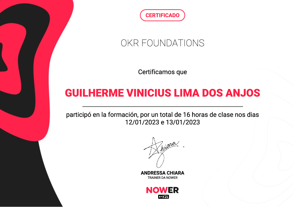 Certificado K21